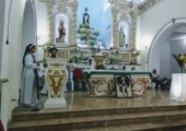 Santa Missa em Goitacazes, dia 13/09/19, com a participação do padre Lenilson e da comunidade de São Vicente de Paulo. | <strong>Crédito: </strong>Rosilene Rodrigues, Pascom - 13/09/19